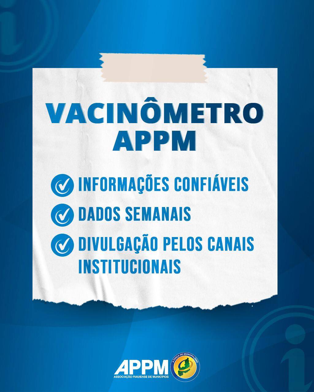 Vaciômetro APPM:  informações precisas sobre a vacinação nos municípios